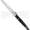 A.G.A. Campolin 12" Brazil Horn Sicilian Ring Pull Automatic Knife - Bayonet 2 A.G.A. Campolin 12" Brazil Horn Sicilian Ring Pull Automatic Knife - Bayonet -Grindworx 12 sicilian braz ring cm large