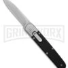 AGA Campolin Baron Black G-10 Automatic Knife - Stonewash Plain -Grindworx AGA Campolin Baron Black G10 Automatic Knife Stonewash Plain GX 41409 td large