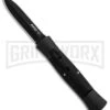 AKC 007 Concord Black OTF Automatic Knife - Dagger Black -Grindworx AKC 007 Concord OTF Black Black Dagger GX 30504 jr large