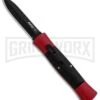 AKC 007 Concord Red/Black OTF Automatic Knife - Dagger Black 2 AKC 007 Concord Red/Black OTF Automatic Knife - Dagger Black -Grindworx AKC 007 Concord OTF Red Black Dagger GX 30497 jr large 1