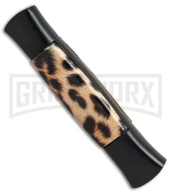 AKC 077 Concord Cheetah OTF Automatic Knife- Flat Grind Black Plain 7 AKC 077 Concord Cheetah OTF Automatic Knife- Flat Grind Black Plain -Grindworx AKC 077 concord cheetah black BP 19135 er side large
