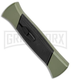 AKC 777 Blackfinger Green/Black OTF Automatic Knife - Black Tanto 8 AKC 777 Blackfinger Green/Black OTF Automatic Knife - Black Tanto -Grindworx AKC 777 Blackfinger OTF Auto Green Black Black Tanto BHQ 153513 jr spine large