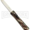 AKC Concord Camo Rubber OTF Automatic Knife - Gold Plain -Grindworx AKC Concord OTF Camo Rubber Gold BHQ 72046 jr 2 large