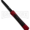 AKC Concord Red/Black OTF Automatic Knife - Tanto Black Plain -Grindworx AKC Concord Tanto Red Black Black BHQ 90289 er large