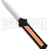 AKC F-16 Copper D/A OTF Automatic Knife - Dagger Satin Plain -Grindworx AKC F 16 BHQ Exclusive Copper Dagger Satin Plain GX 30993 er large