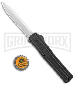 AKC F-20 Black CF D/A OTF Automatic Knife - Spear Point Satin Plain 9 AKC F-20 Black CF D/A OTF Automatic Knife - Spear Point Satin Plain -Grindworx AKC F 20 DA Dagger OTF Auto Black CF Satin BHQ 140496 jr bottlecap large