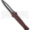 AKC X-treme ACE Brown Automatic Knife - Two Tone -Grindworx AKC X treme Ace Auto Brown TT BHQ 136122 jr large