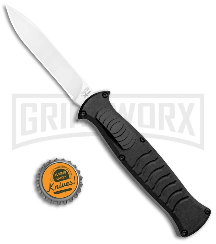 AKC X-treme EVO Black OTF Automatic Knife - Satin Plain 6 AKC X-treme EVO Black OTF Automatic Knife - Satin Plain - Image 4