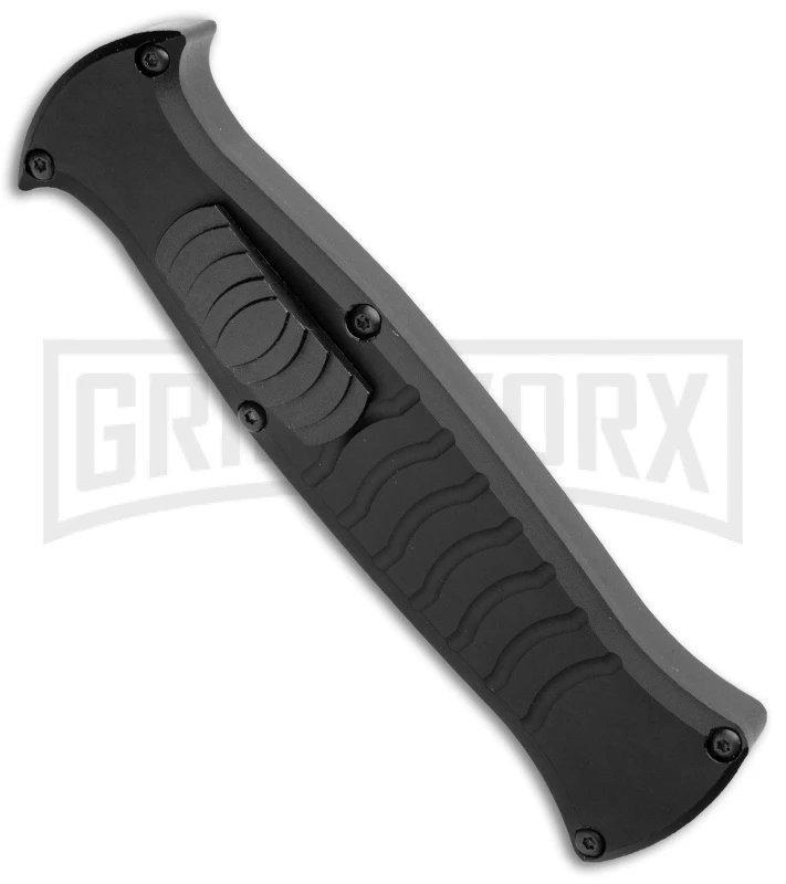 AKC X-treme EVO Black OTF Automatic Knife - Satin Plain 4 AKC X-treme EVO Black OTF Automatic Knife - Satin Plain - Image 2