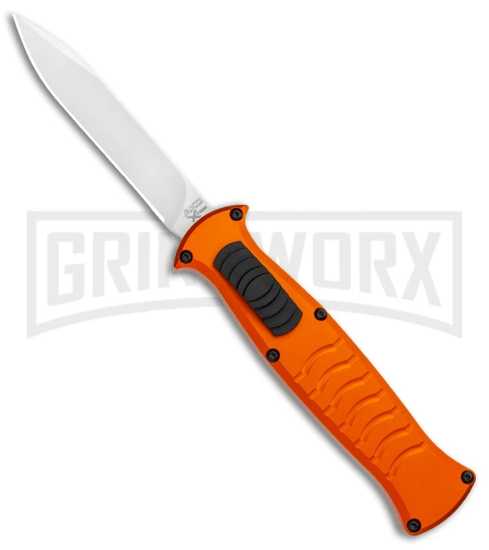 AKC X-treme EVO Orange OTF Automatic Knife - Satin Plain 3 AKC X-treme EVO Orange OTF Automatic Knife - Satin Plain