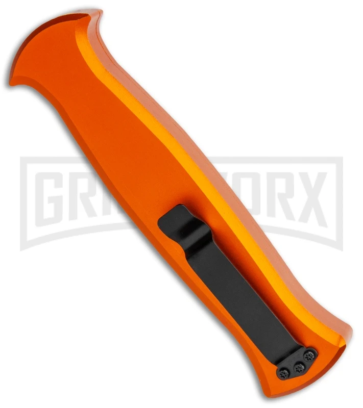 AKC X-treme EVO Orange OTF Automatic Knife - Satin Plain 5 AKC X-treme EVO Orange OTF Automatic Knife - Satin Plain - Image 3