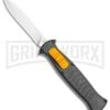 AKC X-treme EVO Black / Orange Slide OTF Automatic Knife - Satin Plain