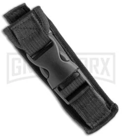 Atomic Slim Dagger White Skull OTF Automatic Knife - Two Tone Plain -Grindworx Atomic Dagger White Skull OTF Auto TT Plain GX 33415 jr sheath large