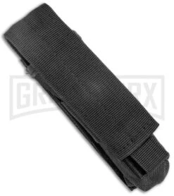 Atomic Defender Large OTF Automatic Knife Police Blue - Two Tone Blue Dagger -Grindworx Atomic Defender Large OTF Auto Police Blue Blue TT Dagger GX 37320 jr sheath large