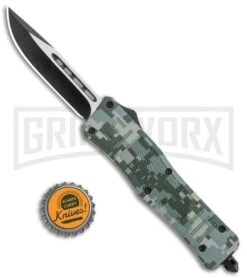 Atomic Defender Medium OTF Automatic Knife Digi Camo - Drop Point Two Tone -Grindworx Atomic Defender Medium CP Digi Camo TT GX 36260 jr bottlecap large