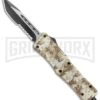 Atomic Defender Med OTF Auto Tanto Tan Camo Knife (3.25" Two-Tone Serr) -Grindworx Atomic Defender Medium OTF Auto Tan Camo TT Tanto Serr GX 37510 jr large 1