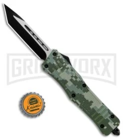 Atomic Defender Large OTF Automatic Knife Green Digi Camo - Two Tone Tanto -Grindworx Atomic Defender Tanto Digi Camo OTF Auto TT GX 34298 jr bottlecap large