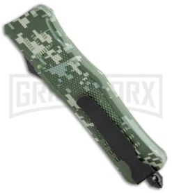 Atomic Defender Large OTF Automatic Knife Green Digi Camo - Two Tone Tanto -Grindworx Atomic Defender Tanto Digi Camo OTF Auto TT GX 34298 jr side large
