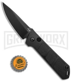 Boker Kihon Black Automatic Knife - Black Plain 9 Boker Kihon Black Automatic Knife - Black Plain -Grindworx Boker Burnley Kihon DP Auto Black BHQ 101390 jr bottlecap large
