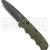 Boker Kalashnikov OD Green Automatic Knife - Drop Point Smokewash Plain -Grindworx Boker Kalashnikov Auto OD Green D2 Smokewash BHQ 144761 jr large 1