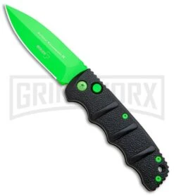 Boker Kalashnikov Automatic Knife - D2 Dagger Electric Green Plain