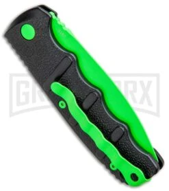Boker Kalashnikov Automatic Knife - D2 Dagger Electric Green Plain -Grindworx Boker Kalashnikov Black Widow Green jr side large 1
