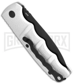 Boker Imperial Kalashnikov White Automatic Knife - D2 Dagger Black Plain -Grindworx Boker Kalashnikov Dagger Auto White Black 01KALS34N BHQ 75529 jr side 3 large
