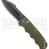 Boker Kalashnikov OD Green Automatic Knife - D2 Harpoon Smokewash Plain -Grindworx Boker Kalashnikov Harpoon Auto OD Green Smokewash 01KALS123NSOI BHQ 132735 jr large