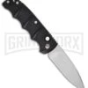 Boker Left Hand Kalashnikov Black Automatic Knife - Bead Blast Plain -Grindworx Boker Kalashnikov Left Hand Auto Black BB BHQ 95402 jr 3 large