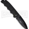 Boker Left Hand Kalashnikov Black Automatic Knife - Dagger Black Plain -Grindworx Boker Kalashnikov Left Hand Dagger Auto Black BHQ 95407 jr large