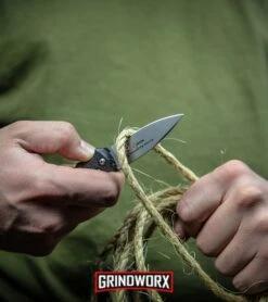 Boker Desert Warrior Mini Kalashnikov OD Green Automatic Knife - Copper Plain -Grindworx Boker Mini Kalashnikov Automatic Knife Black Bead Blast 01KALS73 BHQ 10758 kp lifestyle web large 1