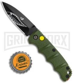 Boker Mini Kalashnikov Warhawk Automatic Knife Green - D2 Black Plain 9 Boker Mini Kalashnikov Warhawk Automatic Knife Green - D2 Black Plain -Grindworx Boker Mini Warhawk Kalashnikov Auto Dagger Green Black BHQ 113923 jr bottlecap large