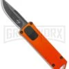 Boker Plus USB OTF Black Automatic Knife Aluminum - Orange SW Plain -Grindworx Boker Plus USB OTF Auto Orange Aluminum Black SW BHQ 125997 jr large