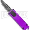 Boker Plus USB OTF Black Automatic Knife Aluminum - Purple SW Plain -Grindworx Boker Plus USB OTF Auto Purple Aluminum Black SW 06EX277SOI BHQ 125999 jr large