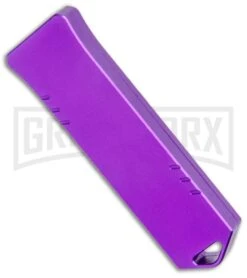 Boker Plus USB OTF Black Automatic Knife Aluminum - Purple SW Plain -Grindworx Boker Plus USB OTF Auto Purple Aluminum Black SW 06EX277SOI BHQ 125999 jr side large