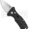 Boker Stubby Strike Black Automatic Knife - Stonewash -Grindworx Boker Stubby Strike CA Legal Auto SW 01BO440NSOI BHQ 99646 jr large