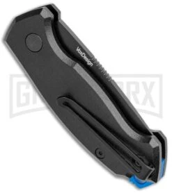 Boker Vox Kompakt CA Legal Automatic Knife - Drop Point Black Plain -Grindworx Boker Vox Kompakt CA Legal Auto Knife Black 01BO624NSOI BHQ 95711 jr side 2 large
