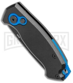 Boker Vox Kompakt CA Legal Automatic Knife - Drop Point Black Plain -Grindworx Boker Vox Kompakt CA Legal Auto Knife Black 01BO624NSOI BHQ 95711 jr spine 2 large