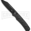 Boker XXL Kalashnikov Automatic Knife - Black Bowie -Grindworx Boker XXL Kalashnikov Bowie Auto Black BHQ 99623 jr large