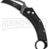 Frank B Autohawk Black Automatic Knife - Karambit Black Plain -Grindworx Frank B Autohawk Black Karambit BP 4715 jr large