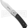 Ganzo Knives G747-2-WD2 Black G-10 Automatic Knife - Clip Point Stonewash -Grindworx Ganzo Knives Black G 10 Auto CP SW G747 2 BK BP 25409 jr large