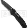 Gerber Propel Downrange Black Spring Assist Knife - Tanto Black Serr -Grindworx Gerber SA Propel Downrange Black Black Serr 30 000845N BHQ 126233 jr large