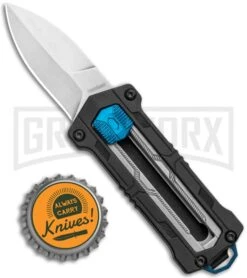 Kershaw Kapsule Manual Slide OTF Knife - Satin Plain -Grindworx Kershaw Jens Anso Kapsule Manual Sliding Button Lock OTF Knife SW 1190 BHQ 120521 jr bottlecap large