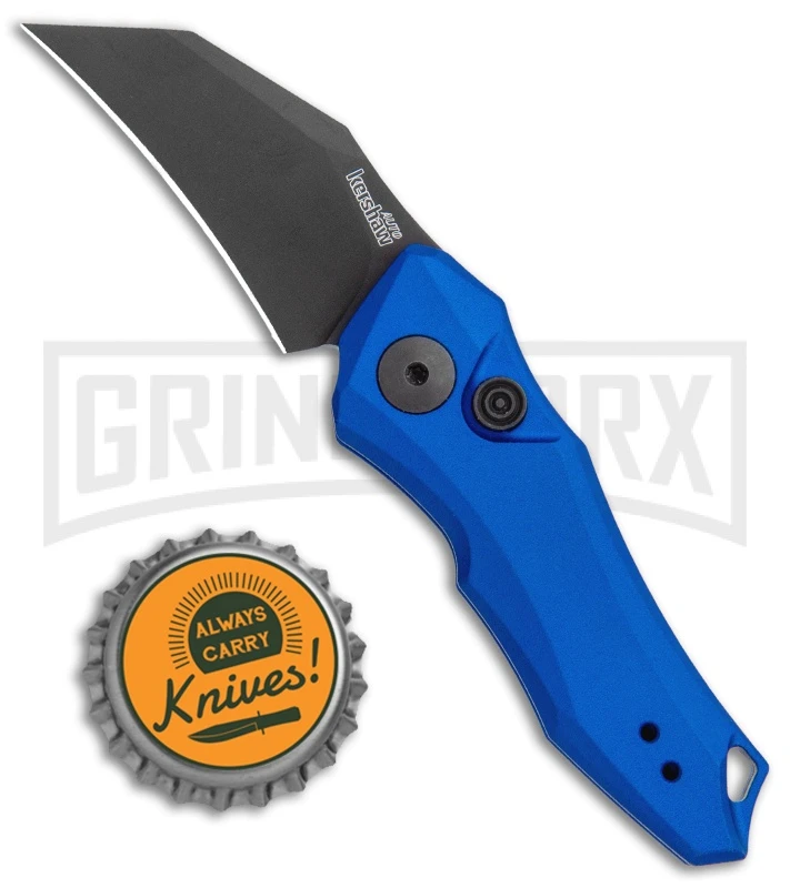 Kershaw Launch 10 Blue Automatic Knife CA Legal - Stonewash Plain 6 Kershaw Launch 10 Blue Automatic Knife CA Legal - Stonewash Plain - Image 4