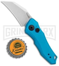 Kershaw Launch 10 Teal Automatic Knife CA Legal - Stonewash Plain 9 Kershaw Launch 10 Teal Automatic Knife CA Legal - Stonewash Plain -Grindworx Kershaw Launch 10 Auto Teal SW 7350 BHQ 105328 jr bottlecap large