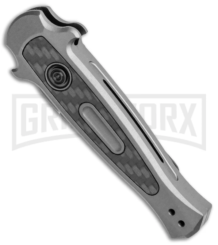 Kershaw Launch 12 CA Legal Gray Automatic Knife - Black SW Plain 4 Kershaw Launch 12 CA Legal Gray Automatic Knife - Black SW Plain - Image 2