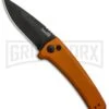 Kershaw Launch 3 Bronze Aluminum Automatic Knife - Black Plain -Grindworx Kershaw Launch 3 Auto Bronze Aluminum Black KER7300EBBLK BHQ 91253 jr large
