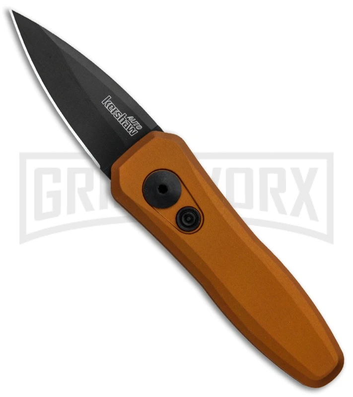 Kershaw Launch 4 Bronze Automatic Knife CA Legal - Black Plain 3 Kershaw Launch 4 Bronze Automatic Knife CA Legal - Black Plain
