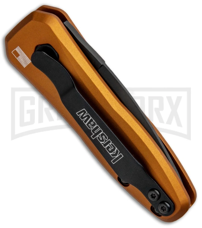 Kershaw Launch 4 Bronze Automatic Knife CA Legal - Black Plain 5 Kershaw Launch 4 Bronze Automatic Knife CA Legal - Black Plain - Image 3