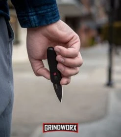 Kershaw Launch 4 Bronze Automatic Knife CA Legal - Black Plain 17 Kershaw Launch 4 Bronze Automatic Knife CA Legal - Black Plain -Grindworx Kershaw Launch 4 CA Legal Automatic Knife Black 7500BL BHQ 34416 lifestyle web large 8